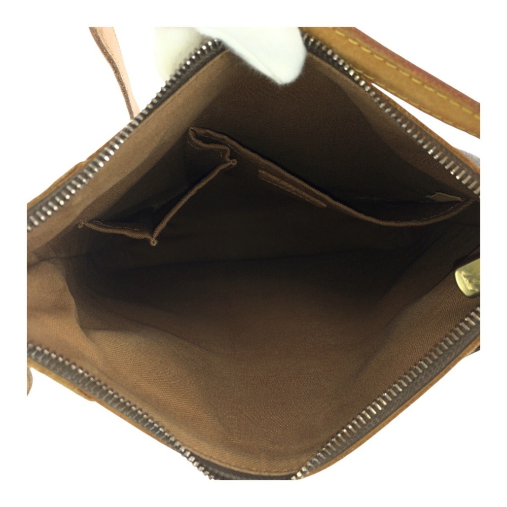 LOUIS VUITTON Authentic Brown Monogram Leather Shoulder Bag - Picture 9 of 10